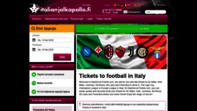 What Italianjalkapallo.fi website looked like in 2020 (3 years ago)