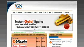 What Instantgold.ng website looked like in 2020 (3 years ago)