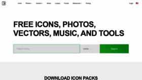 What Icons8.com website looked like in 2020 (3 years ago)