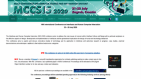 What Ihci-conf.org website looked like in 2020 (4 years ago)