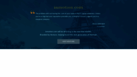 What Inmotion.com website looked like in 2020 (3 years ago)
