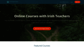 What Irishpaganschool.com website looked like in 2020 (3 years ago)