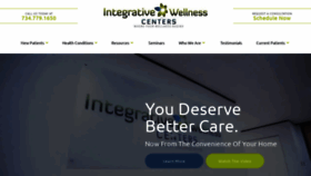 What Iwcenters.com website looked like in 2020 (3 years ago)