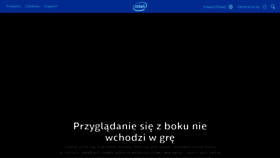 What Intel.pl website looked like in 2020 (3 years ago)