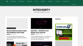 What Intechgrity.com website looked like in 2020 (3 years ago)