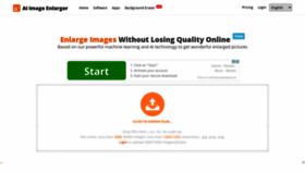 What Imglarger.com website looked like in 2020 (3 years ago)