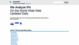 What Ip-www.net website looked like in 2020 (3 years ago)