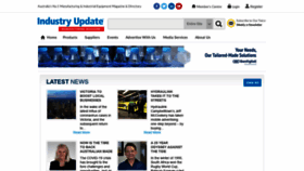 What Industryupdate.com.au website looked like in 2020 (3 years ago)