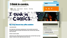 What Ithinkincomics.com website looked like in 2020 (3 years ago)
