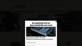 What Impekk.com website looked like in 2020 (3 years ago)