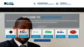 What Ijamexchange.com website looked like in 2020 (3 years ago)