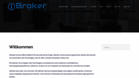 What Iobroker.com website looked like in 2020 (3 years ago)