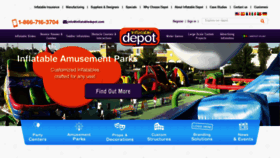What Inflatabledepot.com website looked like in 2020 (3 years ago)