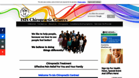 What Isischiropractic.co.uk website looked like in 2020 (3 years ago)