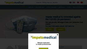 What Impeto-medical.com website looked like in 2020 (3 years ago)