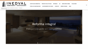 What Inedval.com website looked like in 2020 (3 years ago)