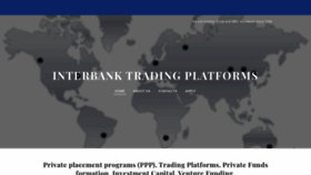 What Interbankbrokers.com website looked like in 2020 (3 years ago)
