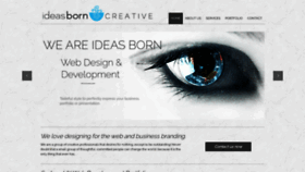 What Ideasborncreative.com website looked like in 2020 (3 years ago)