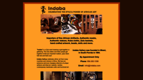 What Indaba.com website looked like in 2020 (3 years ago)