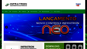 What Infratron.com.br website looked like in 2020 (3 years ago)