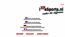 What Ixpesports.nl website looked like in 2020 (3 years ago)