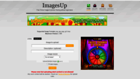 What Imagesup.net website looked like in 2020 (3 years ago)