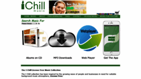 What Ichillmusic.com website looked like in 2020 (3 years ago)