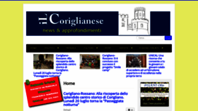 What Ilcoriglianese.it website looked like in 2020 (3 years ago)