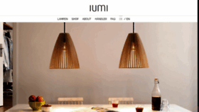 What Iumi.de website looked like in 2020 (3 years ago)