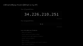 What Ip4.host website looked like in 2020 (3 years ago)