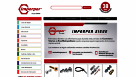What Imporper.cl website looked like in 2020 (3 years ago)