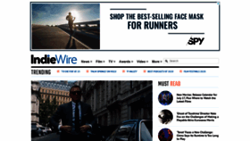 What Indiewire.com website looked like in 2020 (3 years ago)