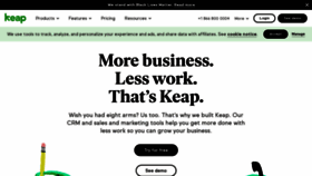 What Infusionsoft.com website looked like in 2020 (4 years ago)