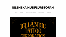 What Icelandtattoo.com website looked like in 2020 (3 years ago)
