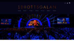 What Idrottsgalan.se website looked like in 2020 (3 years ago)
