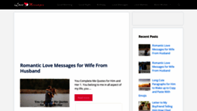 What Ilovemessages.org website looked like in 2020 (3 years ago)