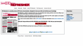 What Ifr-refresher.com website looked like in 2020 (3 years ago)