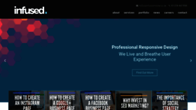 What Infusedmedia.co.uk website looked like in 2020 (3 years ago)