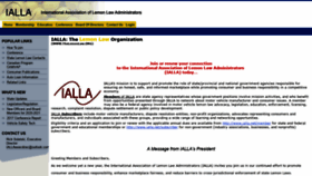 What Ialla.net website looked like in 2020 (3 years ago)