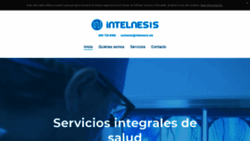 What Intelnesis.mx website looked like in 2020 (3 years ago)