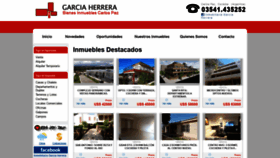 What Inmobiliariagarciaherrera.com website looked like in 2020 (3 years ago)