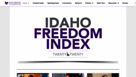 What Idahofreedom.org website looked like in 2020 (3 years ago)