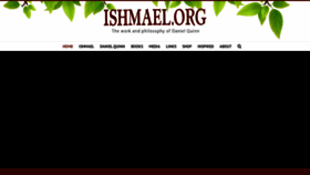 What Ishmael.com website looked like in 2020 (3 years ago)