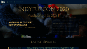 What Indyfurcon.com website looked like in 2020 (3 years ago)