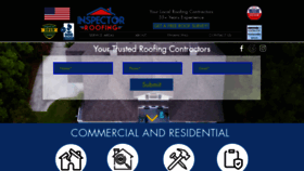 What Inspector-roofing.com website looked like in 2020 (3 years ago)