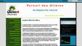 What Info-glieres.fr website looked like in 2020 (3 years ago)