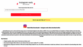 What Instavideosave.com website looked like in 2020 (3 years ago)