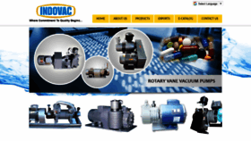 What Indovacpumps.com website looked like in 2020 (3 years ago)