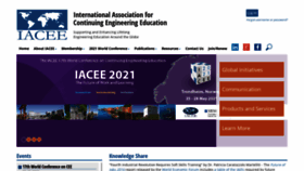 What Iacee.org website looked like in 2020 (3 years ago)