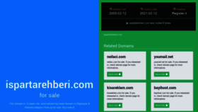 What Ispartarehberi.com website looked like in 2020 (3 years ago)